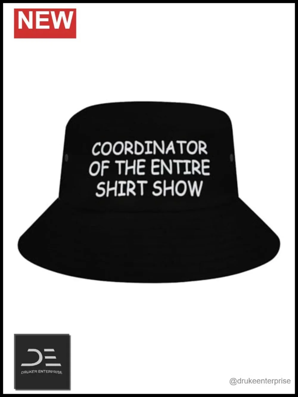 Funny Where's The Fish Bucket Hat - Packable Sun Protection Hat for Beach Travel